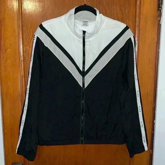 Pink Victoria Secret Women’s Windbreaker Jacket Y6 - Picture 1 of 5